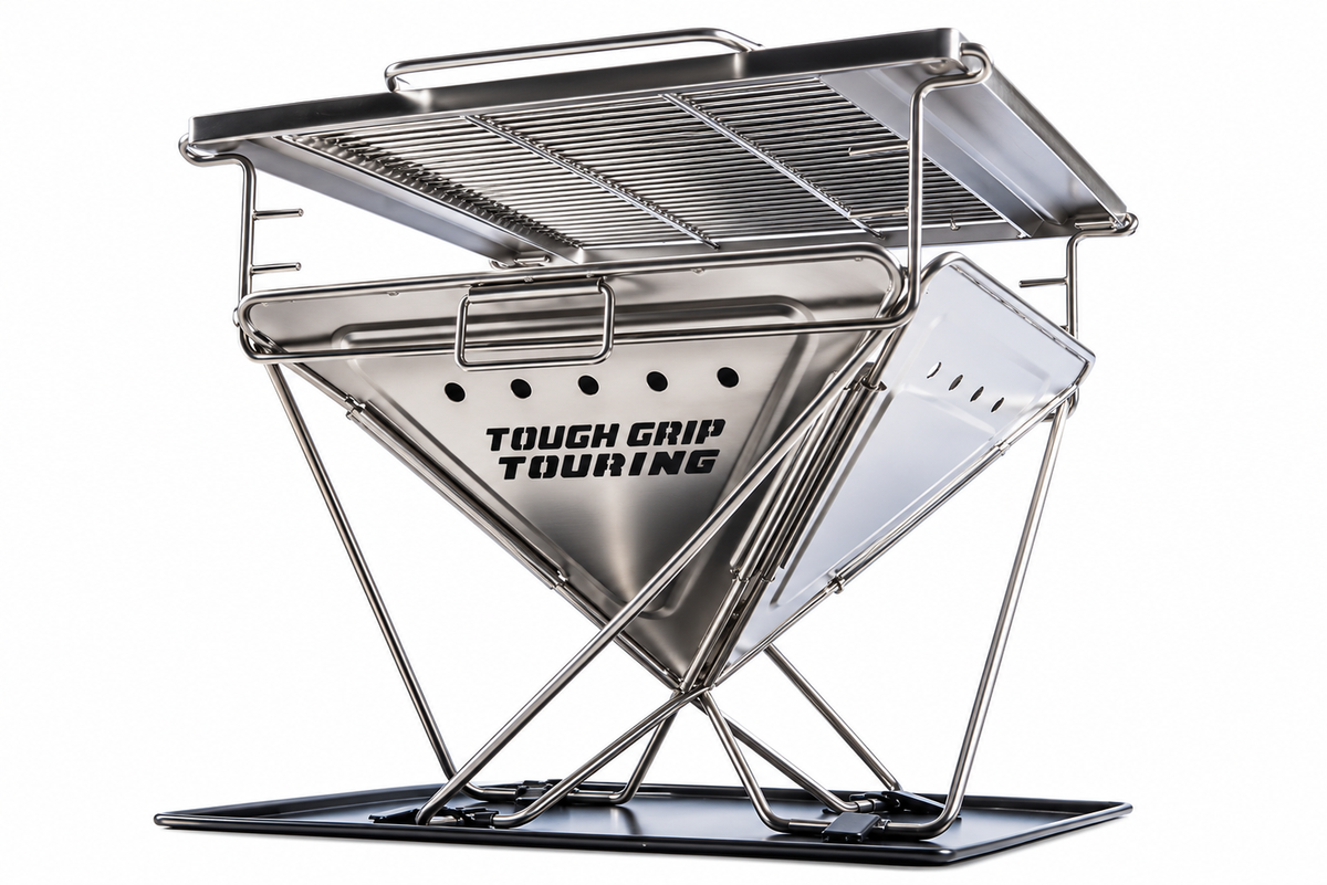 COLLAPSABLE FIRE PIT & GRILL