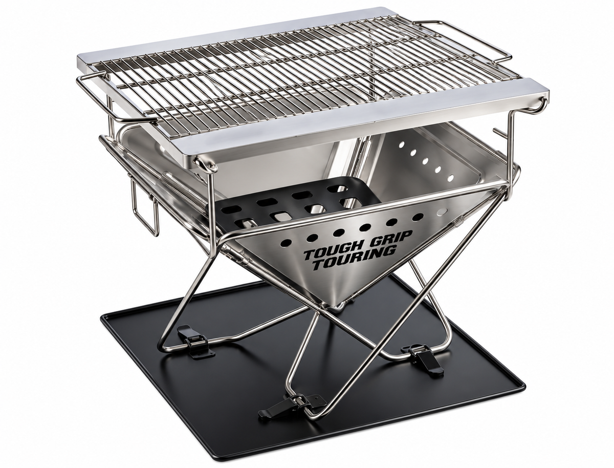 COLLAPSABLE FIRE PIT & GRILL
